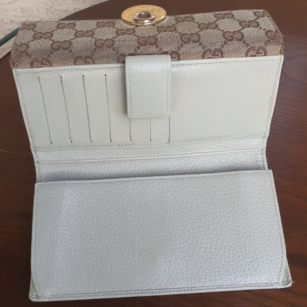 Gucci Eclipse Continental Flap Long Wallet Monogr… - image 5